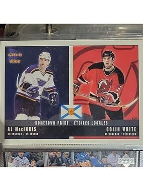 Al MacInnis Colin White Hockey Card